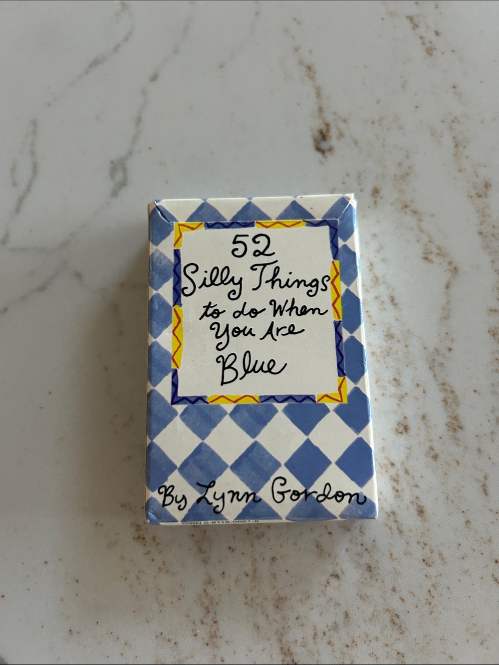 52 Silly Things to Do When You Are Blue Deck - Blue & White